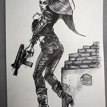 My project in Female Character Design for Comics course. Drawing project by Mikko Jäppinen - 11.30.2020