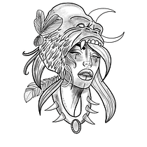 Mi Proyecto del curso: Diseño e ilustración digital de tatuajes con Procreate. Tattoo Design project by evelyn_s_m326 - 11.29.2020