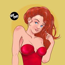 Mi Proyecto del curso: Retrato de personajes femeninos con Procreate. Projekt z dziedziny R, sunek c i frow użytkownika Erne Guevara - 29.11.2020
