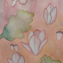 Final Project for Negative Watercolor Painting for Botanical Illustration course Ein Projekt aus dem Bereich Aquarellmalerei von chloe_ducroizet - 01.12.2020