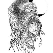 Mi Proyecto del curso: Diseño e ilustración digital de tatuajes con Procreate. Design, and Traditional illustration project by carmenluzgiraudo - 11.30.2020