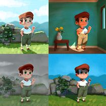 My project in Lighting Principles for Digital Painting course. Digital Painting project by Quynh Duong Trinh - 12.01.2020