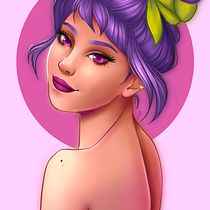 My project in Female Character Portraits in Procreate course. Projekt z dziedziny R, sunek c i frow użytkownika Jessica Pellegrini - 01.12.2020