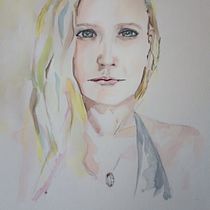 My project in Watercolor Portrait from a Photo course. Watercolor Painting project by jenniferhelenway - 12.01.2020
