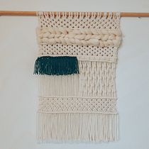 Meu projeto do curso: Introdução ao macramê: criação de um tapete decorativo Ein Projekt aus dem Bereich Makramee von Inês Couto - 02.12.2020