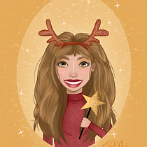 My project in Female Character Portraits in Procreate course. Projekt z dziedziny R, sunek c i frow użytkownika Tasha Dawn - 03.12.2020