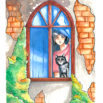 Mi Proyecto del curso: Ilustración de escenas narrativas en acuarela. Un progetto di Disegno e Pittura ad acquerello di Gabriela Sánchez - 18.12.2020