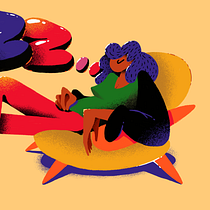 Descanso. Traditional illustration project by felipe.bpalacio - 11.23.2020