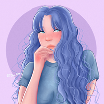 Meu projeto do curso: Retrato de personagens femininas com Procreate. Projekt z dziedziny  R, sunek, R, sunek c i frow użytkownika Jonathan Gustavo - 04.12.2020