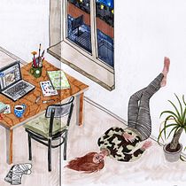 Isometric perspective. Recreation Ein Projekt aus dem Bereich Traditionelle Illustration und Sketchbook von volgailyina - 04.12.2020