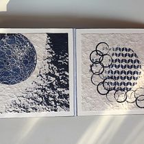 Hello, this is my first concertina, made to show my gelli prints.. Un proyecto de Pintura acrílica de Catrien Moortgat - 06.12.2020