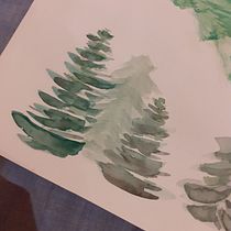 My project in Illustrating Nature: mountains landscapes. Watercolor Painting project by amelia32 - 12.04.2020