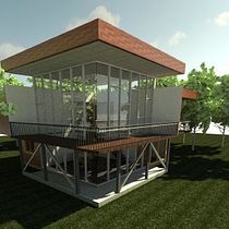 Mi Proyecto del curso: Diseño y modelado arquitectónico 3D con Revit. Projekt z dziedziny 3D,  Architektura, Architektura c i frowa użytkownika Demian Plascencia López - 06.12.2020