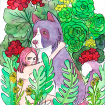 Mi Proyecto del curso: Animalario botánico: acuarela, tinta y grafito. Traditional illustration, Botanical Illustration & Ink Illustration project by Danii Vaca - 06.05.2020