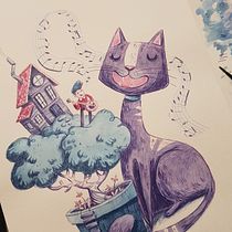 My project in Illustrated Stories: From Idea to Paper course. Un proyecto de Ilustración tradicional de calinhaha - 06.12.2020