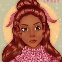 Meu projeto do curso: Retrato de personagens femininas com Procreate. Projekt z dziedziny Portret, R, sunek c i frow użytkownika Victória Souza - 06.12.2020