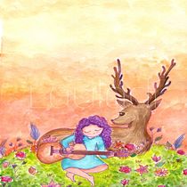 Mi Proyecto del curso: Ilustración de escenas narrativas en acuarela. Un progetto di Pittura di Laura Diana Corona González - 07.12.2020