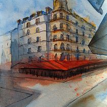 My project in Architectural Sketching with Watercolor and Ink course. Pintura em aquarela, e Esboçado projeto de Michele Andreoli - 07.12.2020