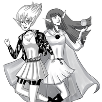 Diseño de personajes femeninos para cómics. Comic, Character Design, and Drawing project by Lucía Monje Sánchez - 12.07.2020