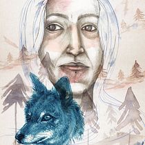 My project in Illustrated Portrait in Watercolor course. Projekt z dziedziny Ilustracja c, frowa, Trad, c, jna ilustracja i Portret użytkownika Nicolina Șterbeț - 07.12.2020