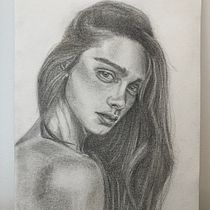 Mi Proyecto del curso: Retrato realista con lápiz de grafito. Portrait Drawing project by M. Teresa González Bayod - 12.07.2020