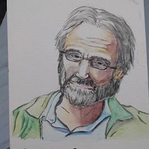 Meu projeto do curso: Caderno de retratos em aquarela. Portrait Drawing, and Watercolor Painting project by sherlockmang - 12.08.2020