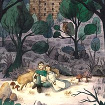 My project in Introduction to Children’s Illustration course - Jorinda & Jorindel. Children's Illustration, Traditional illustration, and Watercolor Painting project by sherilyndraws - 12.08.2020