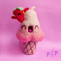 Mi Proyecto del curso: Creación de un art toy: técnica de needle felting. Un projet de Art to, Créativité , et Conception de personnages de florencia nigro - 08.12.2020