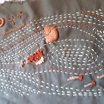 My project in Embroidery: Clothing Repair course. Bordado projeto de Genny Landreville - 08.12.2020