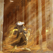 My project in Lighting Principles for Digital Painting course. Digital Illustration, and Traditional illustration project by Washington Ribeiro - 12.09.2020