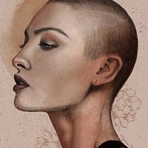 Mi Proyecto del curso: Retrato ilustrado con Procreate. Desenho de retrato, Desenho digital, Desenho realista, Ilustração tradicional, e Pintura em aquarela projeto de Virginia Torres - 09.12.2020