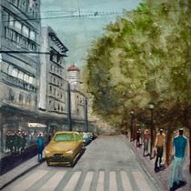 Mi Proyecto del curso: Paisajes urbanos en acuarela. Een project van Aquarelschilderen van josemguijarro28 - 09.12.2020