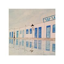 Meu projeto do curso: Desenho arquitetônico com aquarela e tinta. Arte urbana, Artes plásticas, Criatividade, Pintura, e Pintura em aquarela projeto de Philipe Ferreira - 09.12.2020