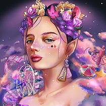 Magical Wonderland . Portrait Drawing project by Dickson Lai - 12.18.2020