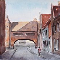 Arquitectura en acuarela.. Un projet de Aquarelle, Illustration traditionnelle, Esquisse , Dessin, Illustration architecturale , et Carnet de croquis de Luis Alvear - 07.12.2020