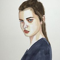 My project in Watercolor Portrait from a Photo course. Watercolor Painting project by Joanne Hurd - 12.24.2020