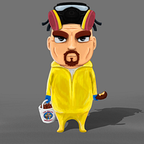 WALTER WHITE, BREAKING BAD. Desenho, Design gráfico e Ilustração tradicional projeto de Nicolás Camilo Arias - 10.12.2020