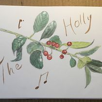 My project in Botanical Watercolor Sketchbook course. Projekt z dziedziny Malowanie akwarelą użytkownika Cindy Faulkner - 14.12.2020