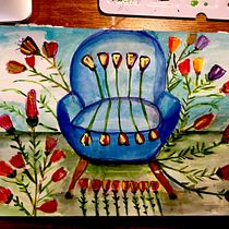 Mi Proyecto del curso:  Una silla y mi paleta de colores. Creación de paletas de color con acuarela. Un progetto di Pittura ad acquerello di Patricia de Buen - 12.12.2020