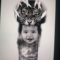 Mi Proyecto del curso: Diseño e ilustración digital de tatuajes con Procreate. Street Art project by tattootitaniumink - 12.11.2020