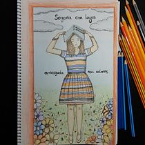 Dualidad personal entre la seguridad y el riesgo. Creativit, Drawing, and Traditional illustration project by ana5059 - 12.11.2020