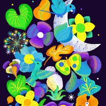 My project in Flat Illustration with Photoshop Course ;D. Botanical Illustration, Digital Illustration, and Traditional illustration project by jptorresferreira - 12.11.2020