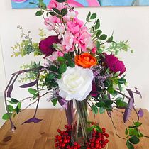 My project in Design and Creation of Floral Compositions course. Fine Arts project by Rozmari Pantzi - 12.12.2020