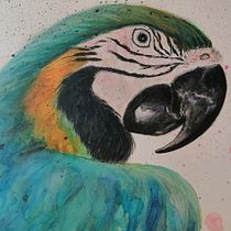 My project in Artistic Watercolor Techniques for Illustrating Birds course. Projekt z dziedziny Malowanie akwarelą użytkownika Josefina nucci - 12.12.2020