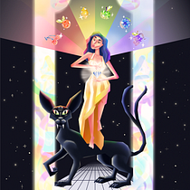 Mi Proyecto del curso: Ilustración geométrica con volumen. Ilustração digital projeto de Edgar Alan Pérez Valencia - 12.12.2020