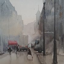 Mi Proyecto del curso: Dibujo arquitectónico con acuarela y tinta. Arquitetura, e Pintura em aquarela projeto de Emerson Mena - 13.12.2020