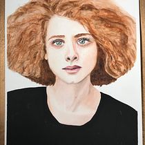My project in Watercolor Portrait from a Photo course. Watercolor Painting project by margaret.crow - 03.03.2021