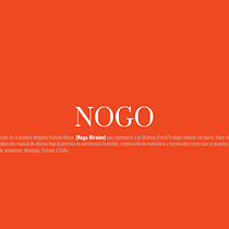 My project in Naming: NOGO. Un projet de Br et ing et identité de CESAR SANTAMARIA - 14.12.2020