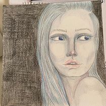Mi Proyecto del curso: Retrato creativo en claroscuro con lápiz. Un projet de Dessin au cra, on , et Dessin de portrait de moni_ - 14.12.2020