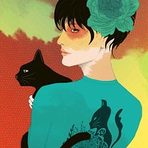 My project in Illustration Techniques with Digital Watercolor course. Un progetto di Illustrazione digitale, Illustrazione tradizionale, Illustrazione con inchiostro, Disegno di ritratti e Pittura ad acquerello di Kitty Wong - 14.12.2020